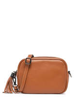 Cross Body Tas Caviar Leder Milano Bruin caviar CA2006N